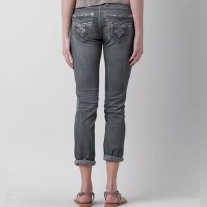 💅🏻sold onM💅🏻Rock Revival Boris Crop Skinny Jeans Size 24
